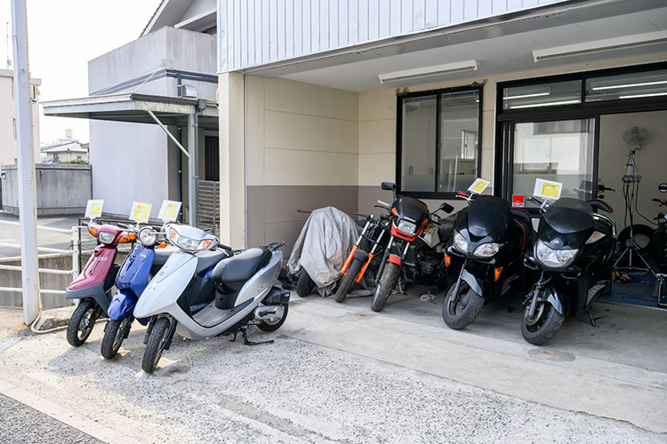 80～90年代のバイクを多く販売