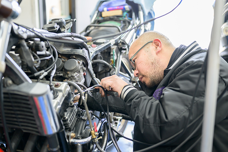 年式の古いバイクでも修理対応